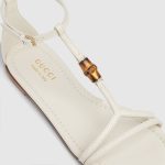 Gucci Women’s sandal with bamboo detail - Image 4